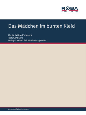 cover image of Das Mädchen im bunten Kleid